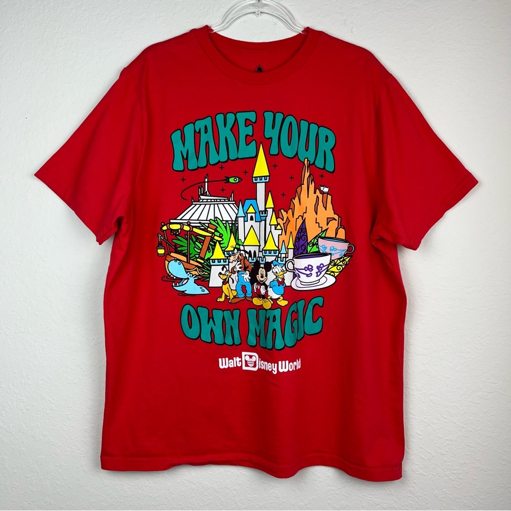 Walt Disney World “Make Your Own Magic” Adult Graphic T-Shirt Size XXL